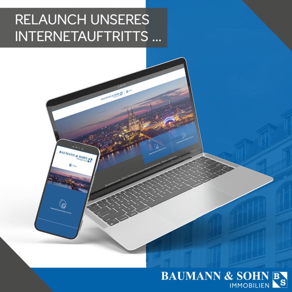 Relaunch unseres Internet­­auftritts …